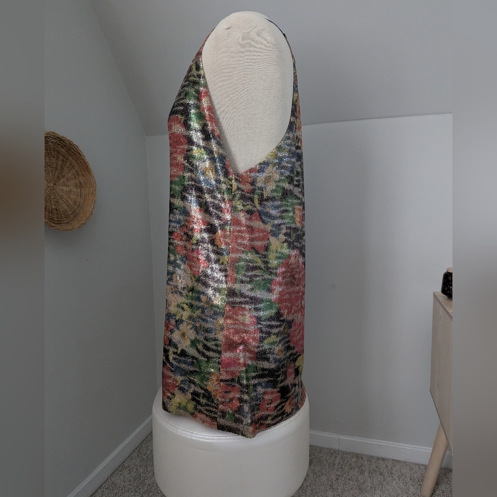 Free People Tangier Sequin Halter Mini Dress - Picture 3 of 12